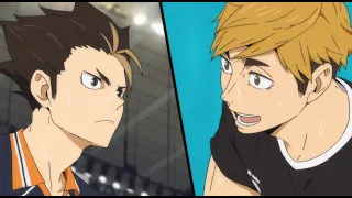 Yu Nishinoya vs Atsumu Miya (Haikyuu Season 4)