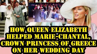 How Queen Elizabeth Helped Marie-Chantal, Crown Princess of Greece﻿ on Her Wedding Day