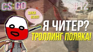 Я ЧИТЕР? ТРОЛЛИНГ ПОЛЯКА В CS:GO #12