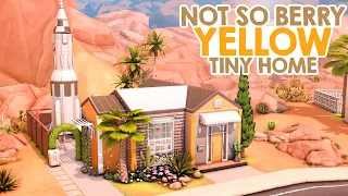 Not So Berry Yellow Gen Tiny Home ☀ | NO CC | The Sims 4 Speed Build