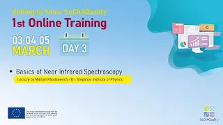 SuChAQuality 1st Online Training | BASICS of NEAR INFRARED SPECTROSCOPY by Mikhail Khodasevich