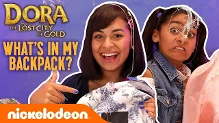 What's in the GEM Sisters’ BACKPACKS?! 🎒 Dora and the Lost City of Gold | Nick