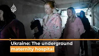 Ukraine war: Babies born in underground maternity ward