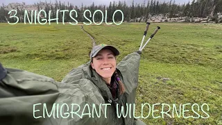 3 Nights Solo in Emigrant Wilderness