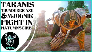 Assassin's Creed Valhalla - Taranis Armor With The Thunderer Axe & Mjolnir (Thors Hammer)