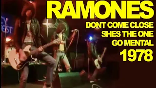 The RAMONES - Live 1978 (The Old Grey Whistle Test) - Don't Come Close, She's The One, Go Mental