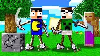 Nosso CORPO virou FERRAMENTAS no Minecraft!