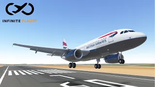 Full Flight - Paris to London - British Airways A319 - Infinite Flight