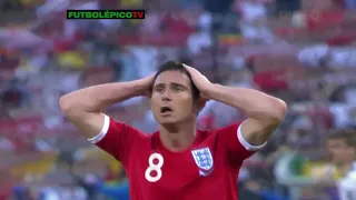 Insólito gol NO convalidado a Lampard -  Inglaterra vs Alemania 2010