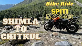 SPITI Bike Ride - EP 2: Shimla to Chitkul on a KTM 390 Adventure -  May 2022 - Day 5