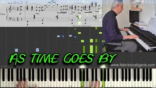 As Time Goes By - Piano Cover - Arpeggios and chromatic scale - Sheet Music in PDF