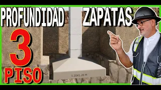 Profundidad de Zapatas para Casa de 3 niveles o Plantas COMO comprobar dureza del terreno