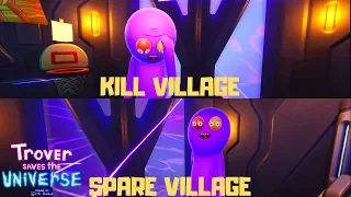 Trover's Reaction to Killing vs Saving Village | Trover Saves the Universe