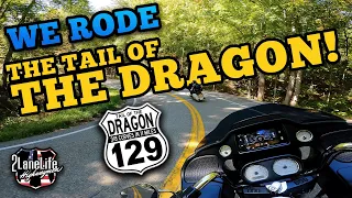 Riding Harleys on the Tail of the Dragon & Cherohala Skyway! | 318 Turns, 11 Miles | 2LaneLife