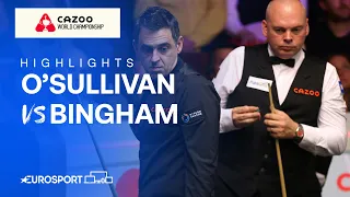 STUNNING WIN! 🔥 | Ronnie O'Sullivan vs Stuart Bingham | 2024 World Snooker Championship Highlights