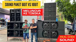 Paket Sound 60jt VS 100jt // LINE ARRAY VS GC BALAP // Meluncur ke TIMIKA // 2023