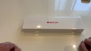 Распаковка Apple Watch 6 RED