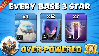 Strongest TH11 Golem Witch Attack With Bat Spell Strategy | Best Town Hall 11 (TH11) Attack Strategy