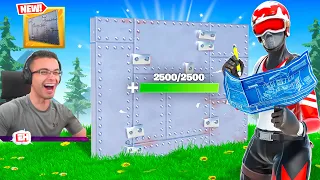 Nick Eh 30 reacts to new 2500HP wall in Fortnite!