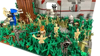 TIMELAPSE LEGO Star Wars Republic Base on Trandosha MOC