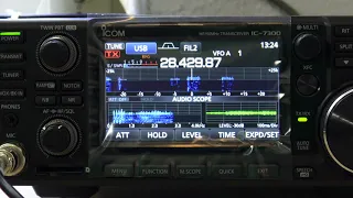 My New Icom 7300! It's AWESOME!!