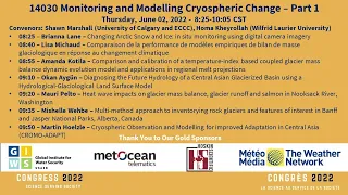 Congress 2022 - 14030 - Monitoring and Modelling Cryospheric Change Part 1