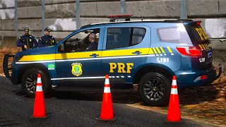 PRF FISCALIZA VEÍCULOAS na FRONTEIRA | Operação Fronteira | GTA 5 POLICIAL