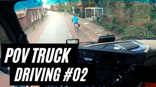 4K POV Truck Driving #02 - Mercedes Actros - Warmond, Netherlands 🇳🇱