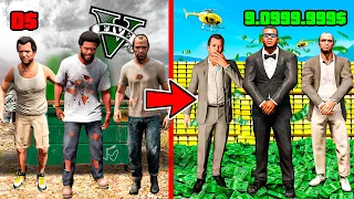 De POBRES a MILLONARIOS en GTA 5! (PELICULA)