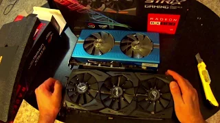 💰 Видеокарта ASUS Radeon RX 580 1360Mhz 8192Mb Strix OC Gaming TOP | обзор и распаковка