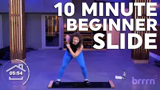 10 Minute Beginner Core & Cardio Slide Board Workout