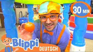 Blippi Deutsch - Blippi lernt im Hallenspielplatz | Abenteuer und Videos für Kinder