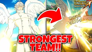 I tried the STRONGEST GOD TEAM one LAST TIME! | Seven Deadly Sins: Grand Cross