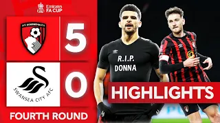 Cherries Dominate The Swans! | Bournemouth 5-0 Swansea City | Highlights | Emirates FA Cup 2023-24