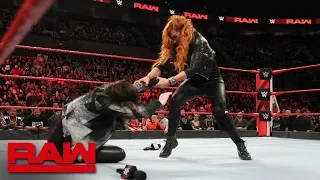 Becky Lynch attacks Stephanie McMahon: Raw, Feb. 4, 2019