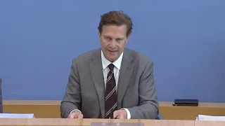 Regierungspressekonferenz mit Regierungssprecher Steffen Seibert