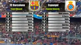 104. Lionel Messi vs Espanyol (Home) 07-08