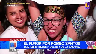 La llegada de Romeo Santos causa furor en Perú