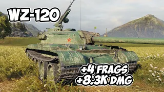 WZ-120 - 4 Frags 8.3K Damage - Fierce tank! - World Of Tanks