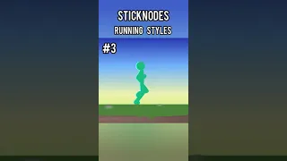 STICKNODES : 7 Running Styles #shorts #sticknodes #animation #stickanimation #running