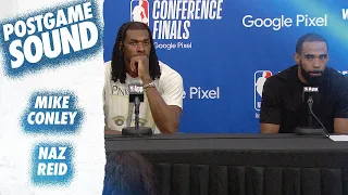 "It's Super Frustrating." | Mike Conley and Naz Reid Postgame Sound | 05.24.24