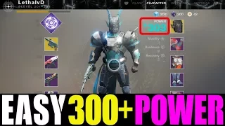 DESTINY 2 - FASTEST WAY TO GET 350 POWER LEVEL!! BEST GUIDE TO REACH MAX POWER LEVEL