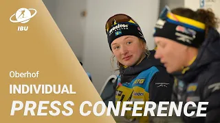 Oberhof 2023: Women Individual Press Conference