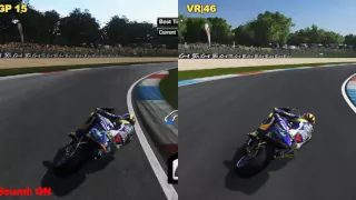 MotoGP 15 Vs Valentino Rossi The Game (Comparison)