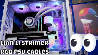 Lian Li Strimer Plus V2 installation guide (24-pin and 2 x 8 pin GPU RGB power cables)