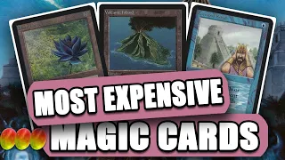 The Most EXPENSIVE Cards in Magic: the Gathering | Top 10 | triplemangothreat