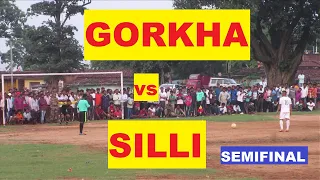 GORKHA VS SILLI SEMIFINAL FOOTBALL TOURNAMENT TATISILWAY RANCHI JHARKHAND 2019