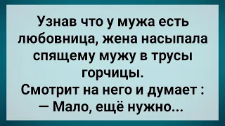 Как Жена Спящему Мужу в Трусы Горчицы Насыпала! Сборник Свежих Анекдотов! Юмор!