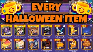 All NEW LIMITED HALLOWEEN TROPHY STORE Items and Skins! (BTD6 Showcase)