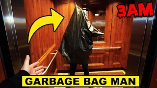 DO NOT LET THIS MAN INTO YOUR HOUSE AT 3AM! (GARBAGE BAG MAN ATTACKS ME!!)